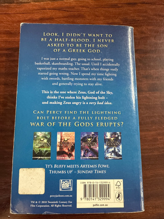 Percy Jackson and the Lightning Thief (Book1)