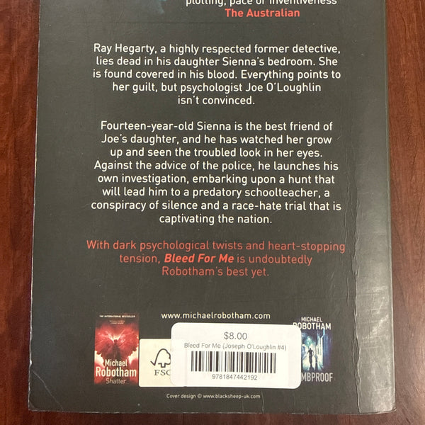 Bleed For Me (Joseph O'Loughlin #4)