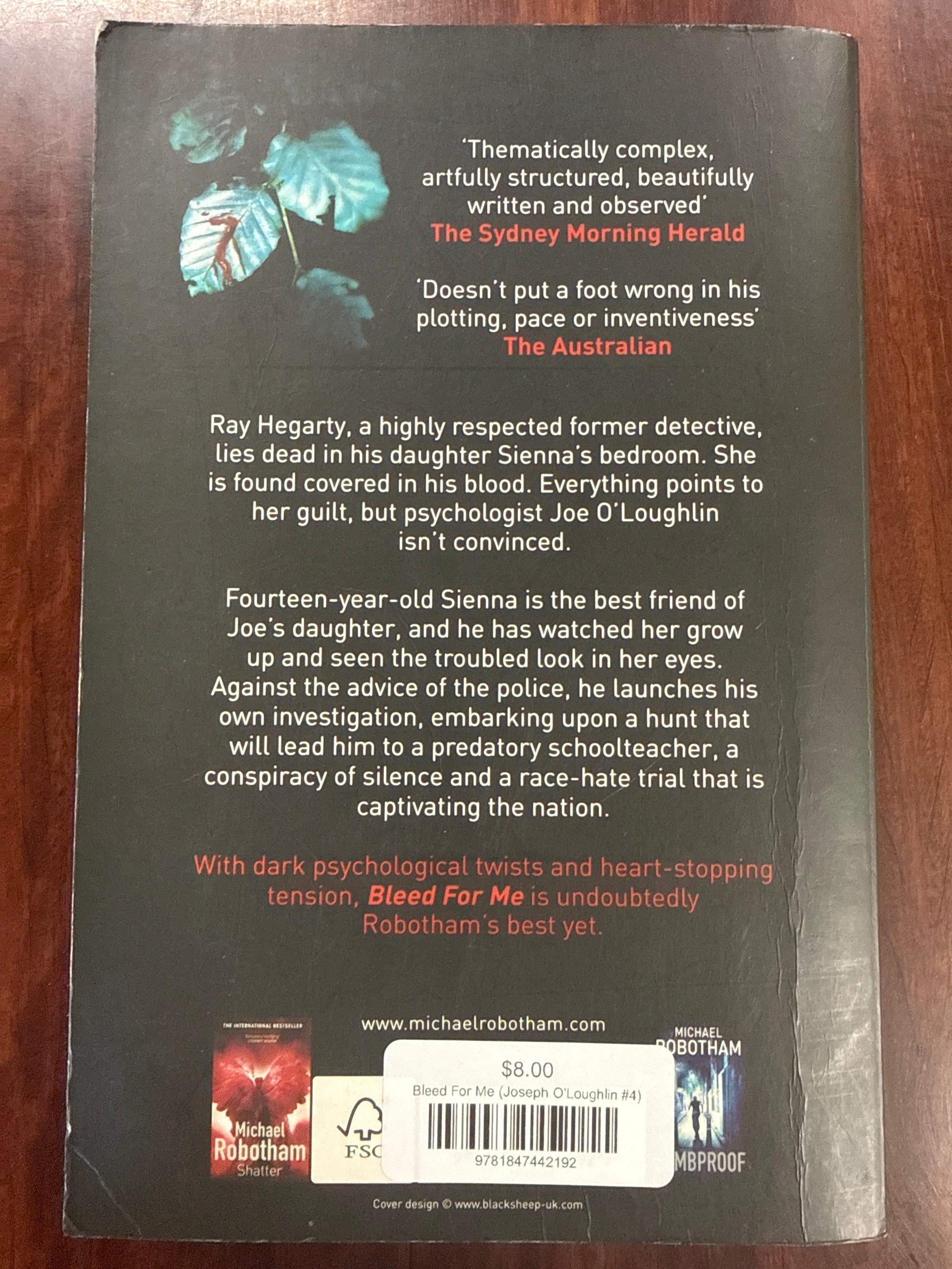 Bleed For Me (Joseph O'Loughlin #4)