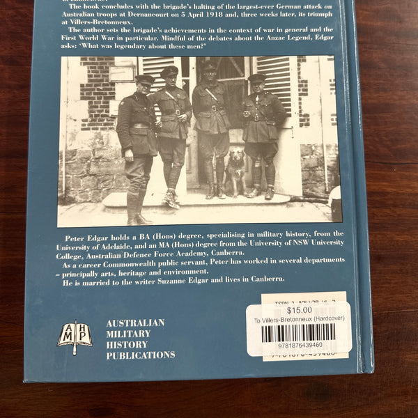 To Villers-Bretonneux (Hardcover)