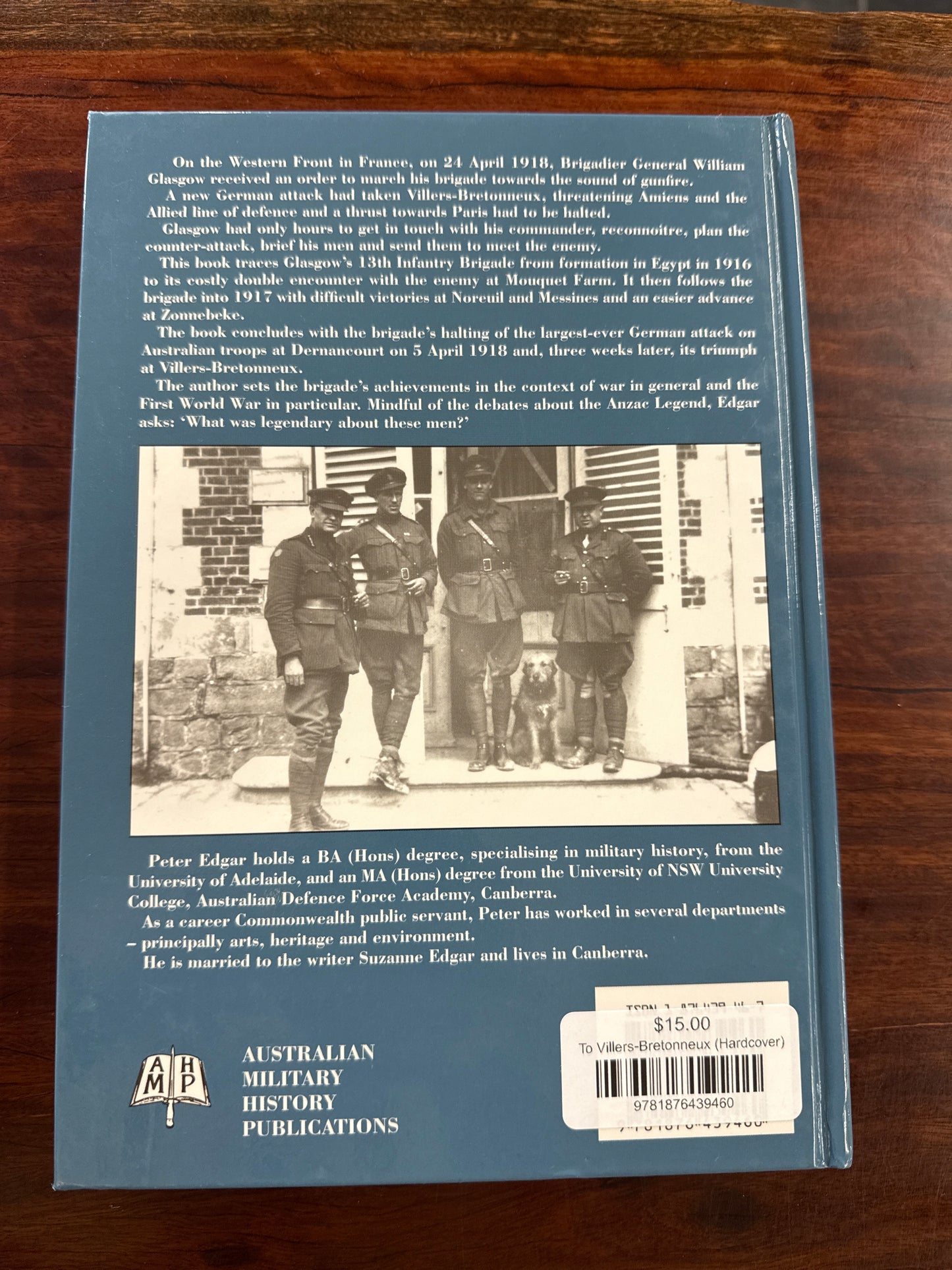 To Villers-Bretonneux (Hardcover)