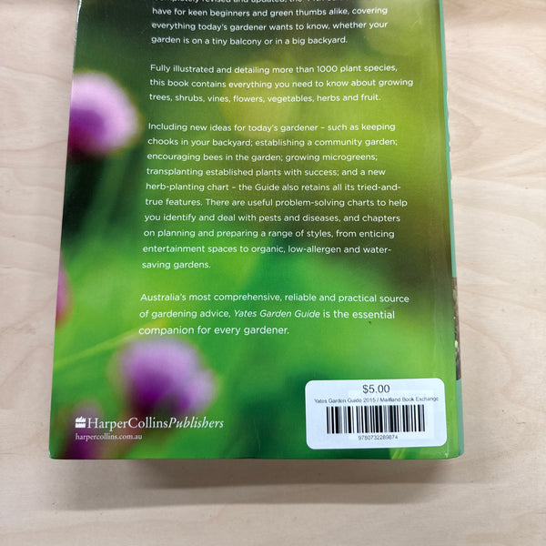 Yates Garden Guide 2015