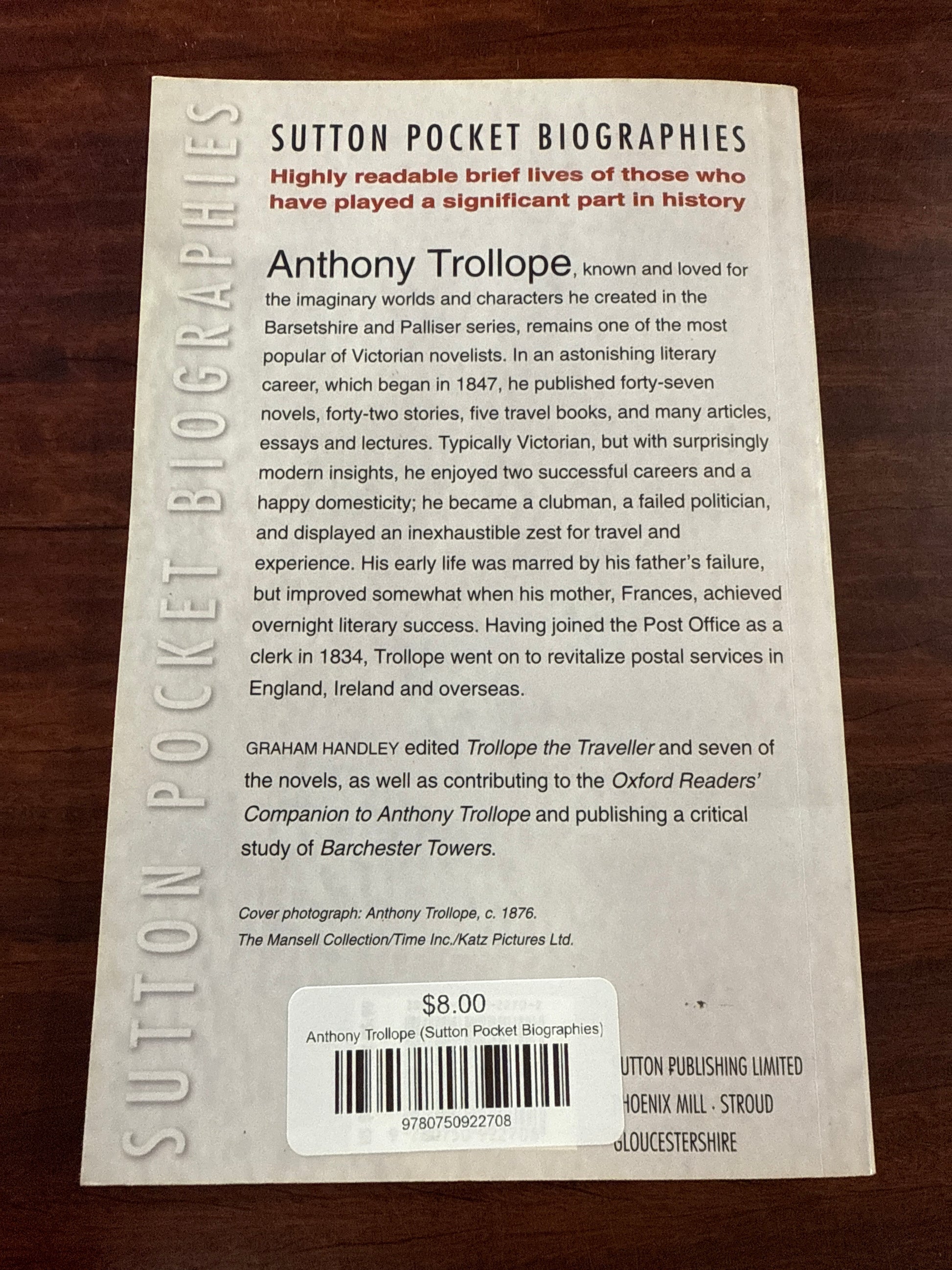 Anthony Trollope (Sutton Pocket Biographies)