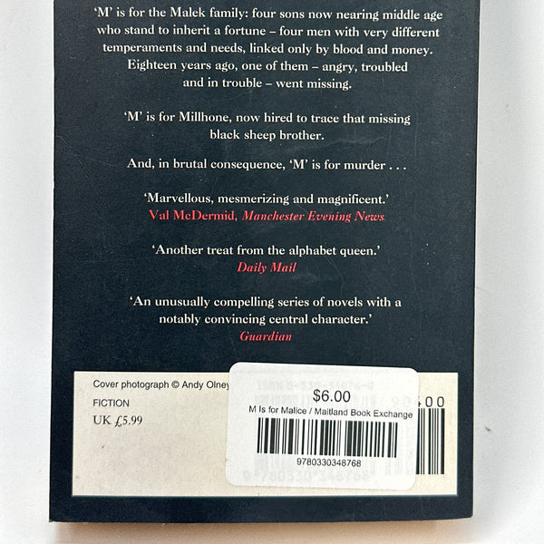 M Is for Malice