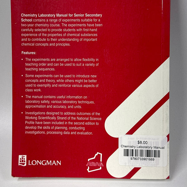 Chemistry Laboratory Manual