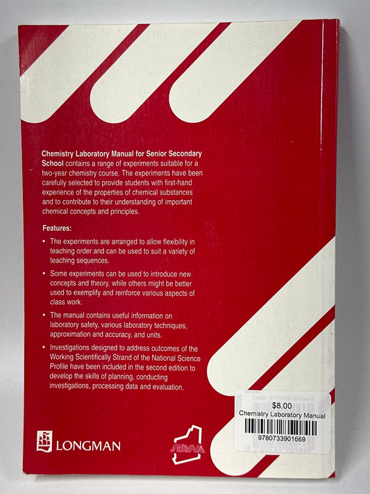 Chemistry Laboratory Manual