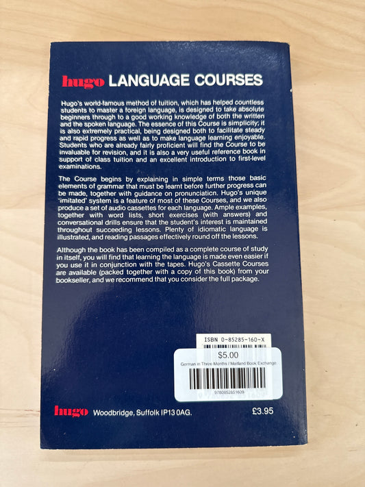 German in Three Months