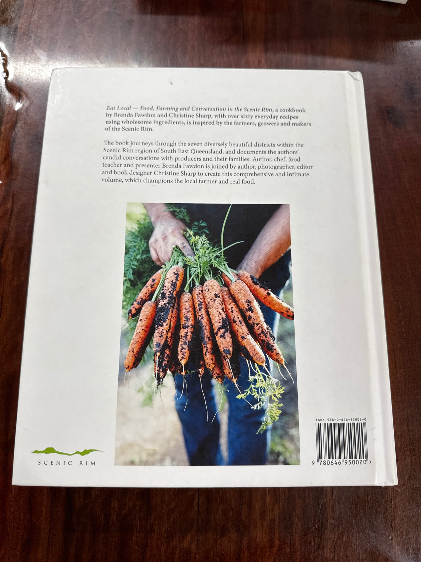 Back cover of Book titled 'Eat Local' 