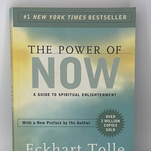 Eckhart Tolle The Power Of Now - A Guide To Spiritual Enlightenment actual front cover used books