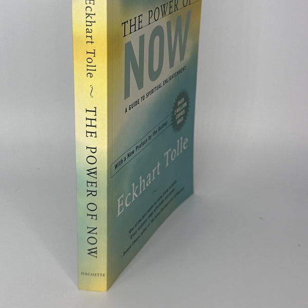 Eckhart Tolle The Power Of Now - A Guide To Spiritual Enlightenment actual spine used books