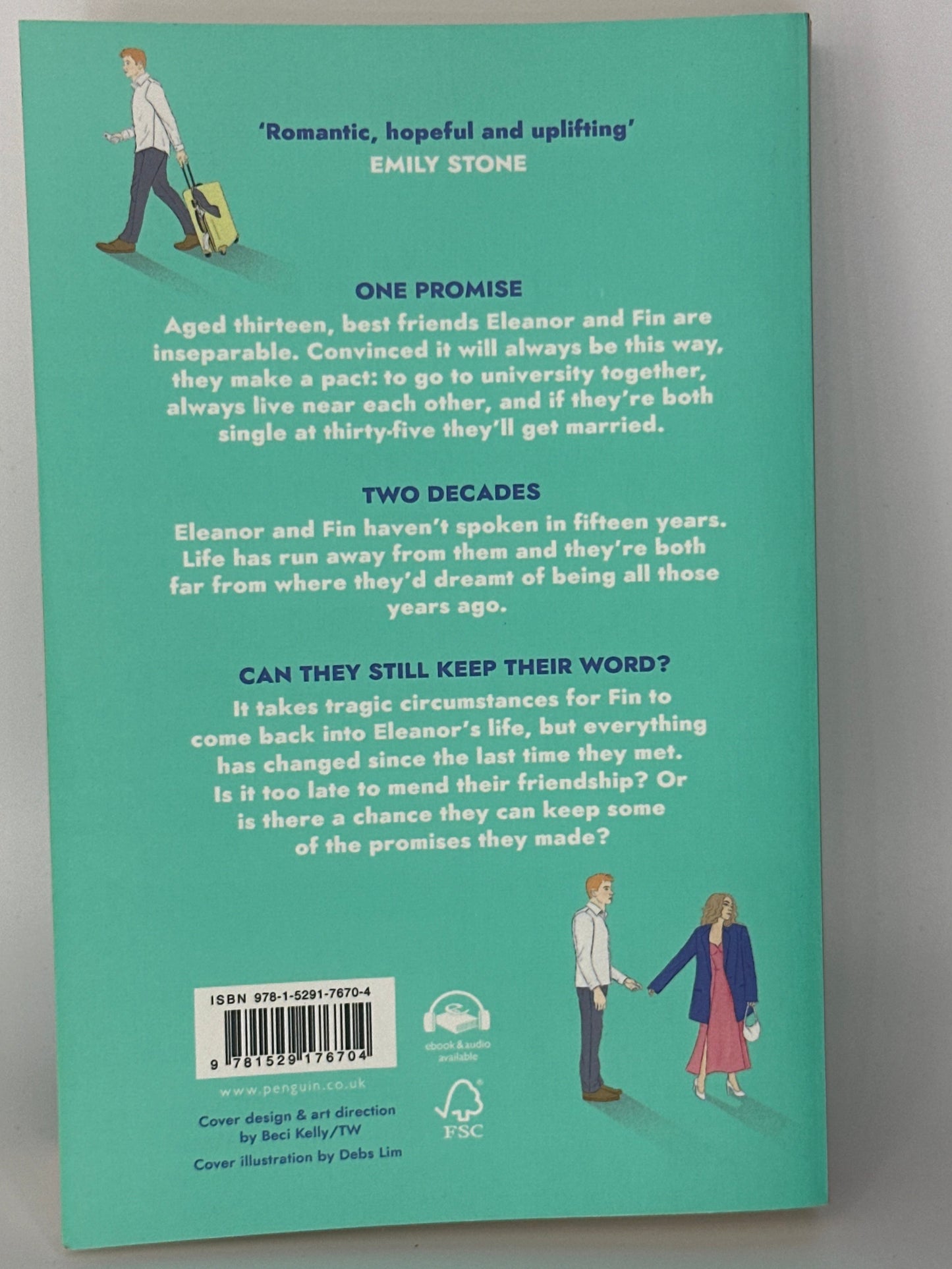 Emily Houghton Last Time We Met: A heart-warming and emotional will-they-won’t-they friends-to-lovers romance for 2022 actual back cover used books