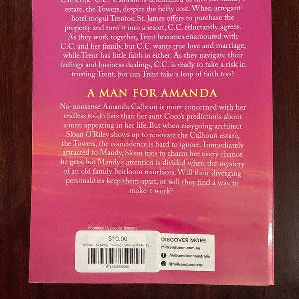 Summer All Along: Courting Catherine/A Man For Amanda