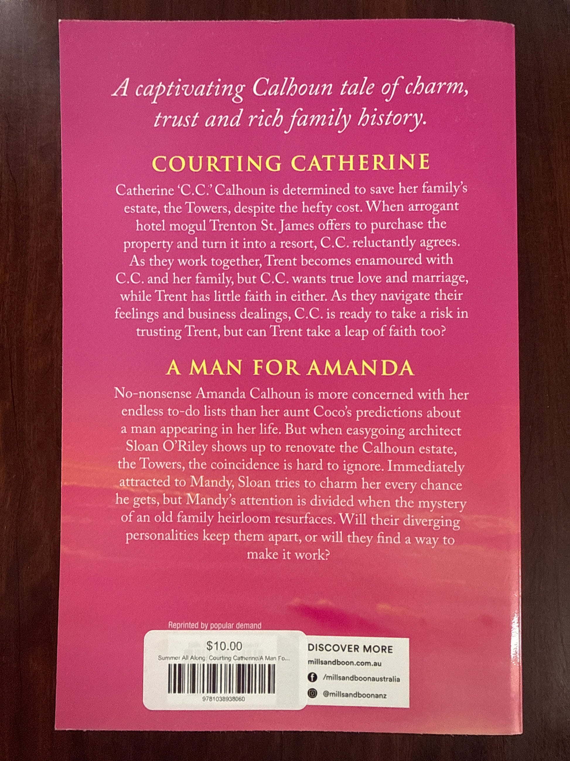 Summer All Along: Courting Catherine/A Man For Amanda