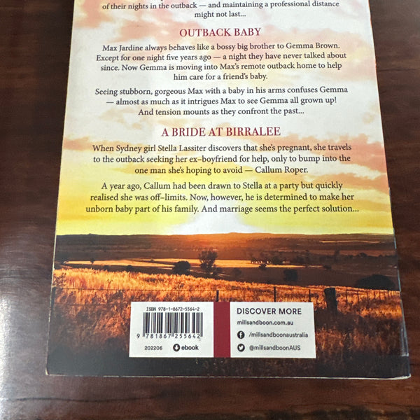 Outback Skies: Outback With The Boss / Outback Baby / A Bride At Birralee