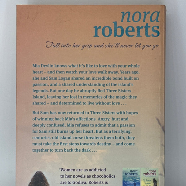 Nora Roberts Face The Fire actual back cover used books