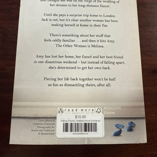 Jane Fallon Faking Friends back  cover