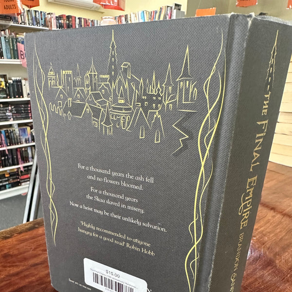 Brandon Sanderson Final Empire back cover