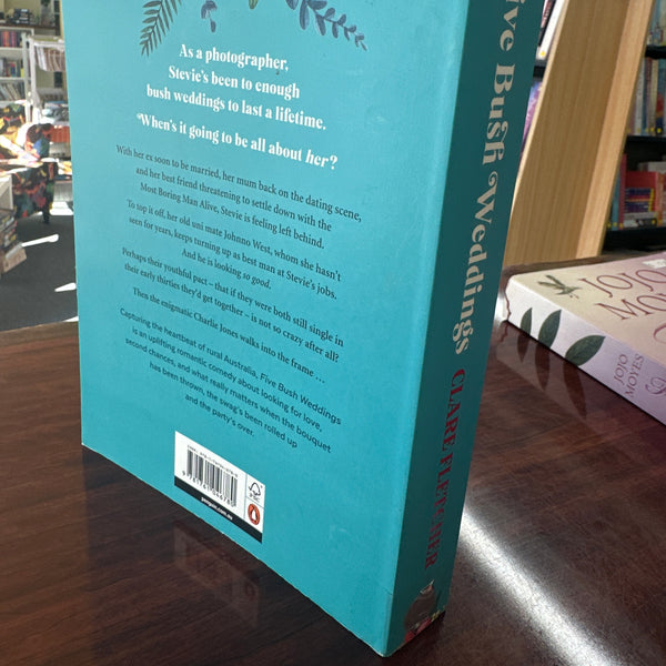 Clare Fletcher Five Bush Weddings back cover