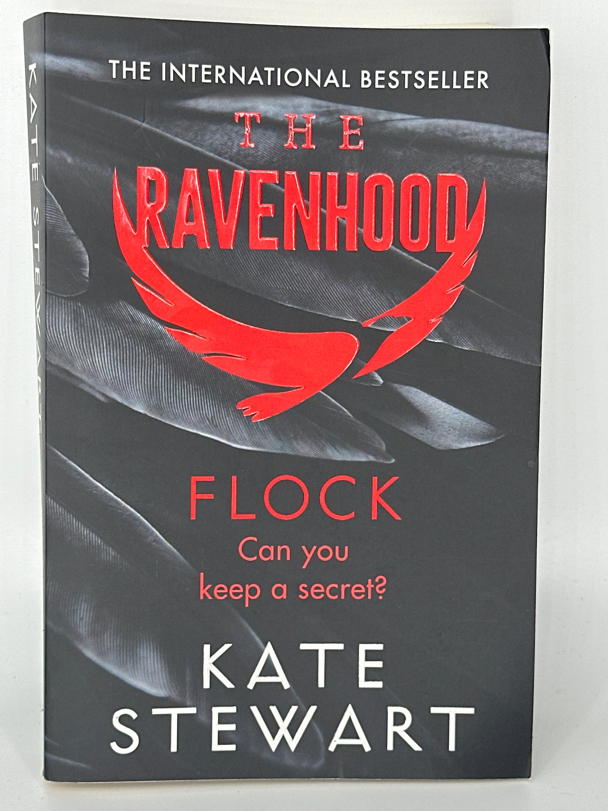 Kate Stewart Flock (The Ravenhood) actual front cover used books