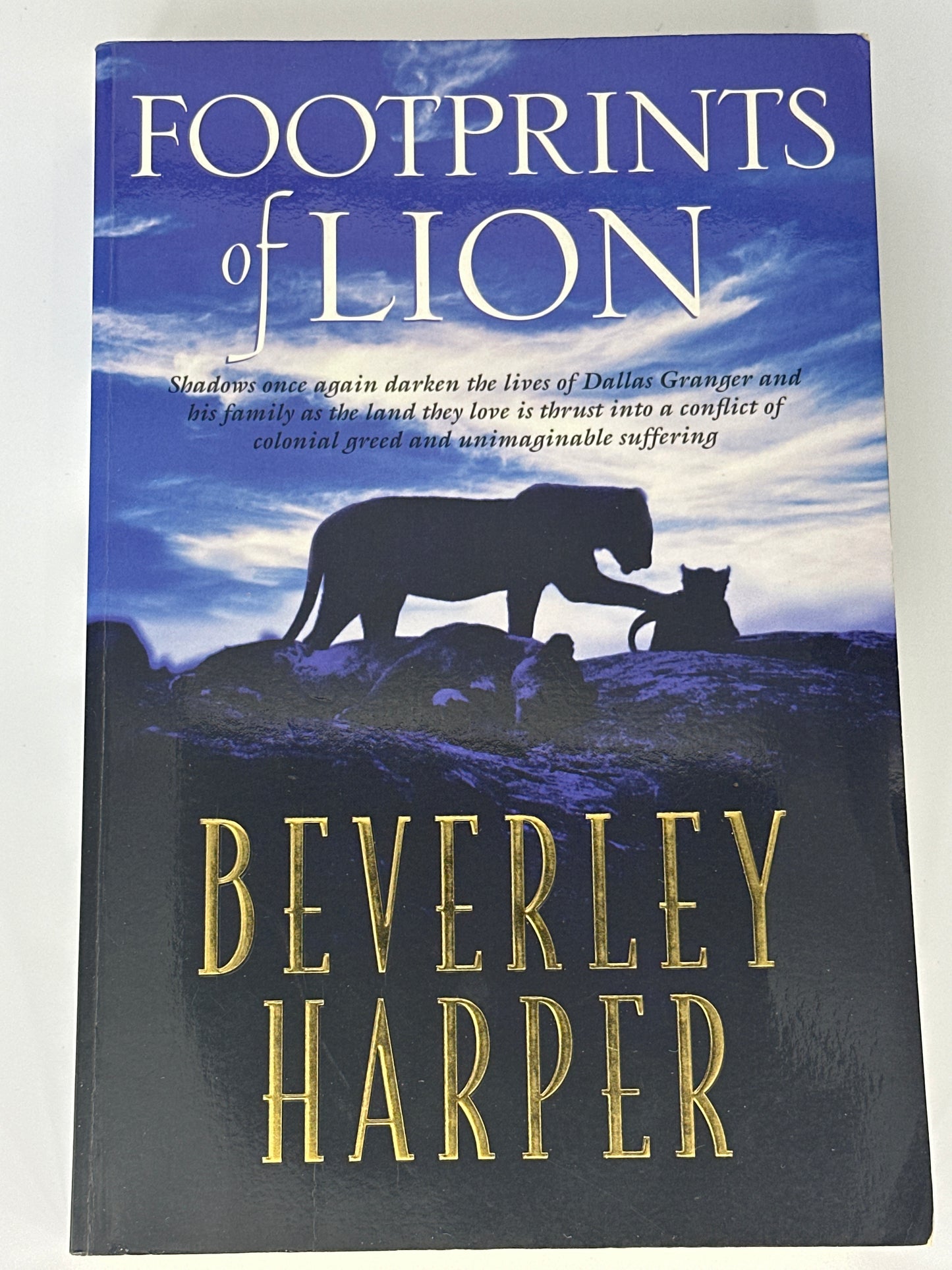 Beverley Harper Footprints of Lion front cover image