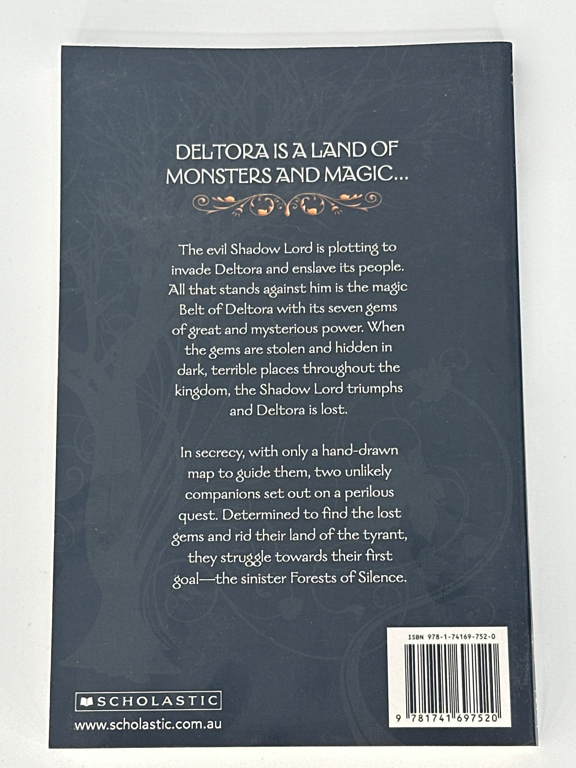 Emily Rodda Deltora Quest The Forests of Silence back cover image