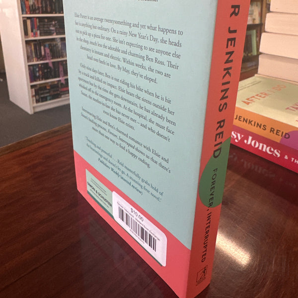 Taylor Jenkins Reid Forever, Interrupted back cover