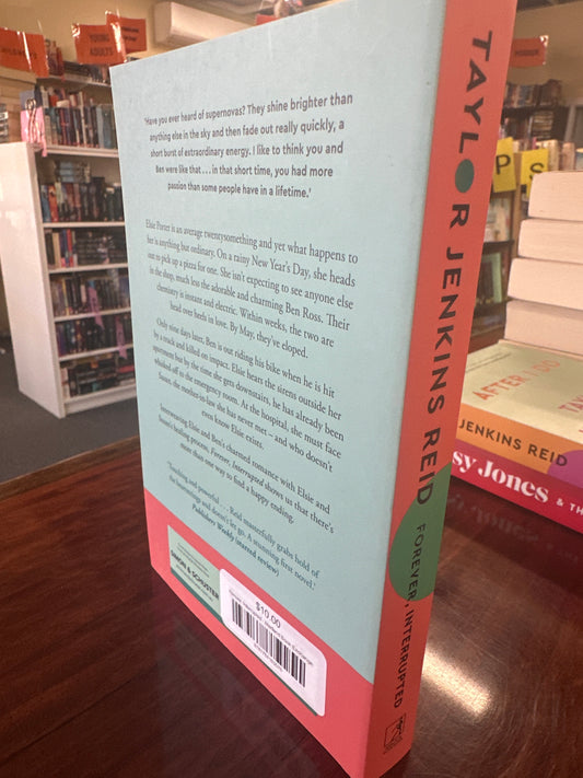 Taylor Jenkins Reid Forever, Interrupted back cover