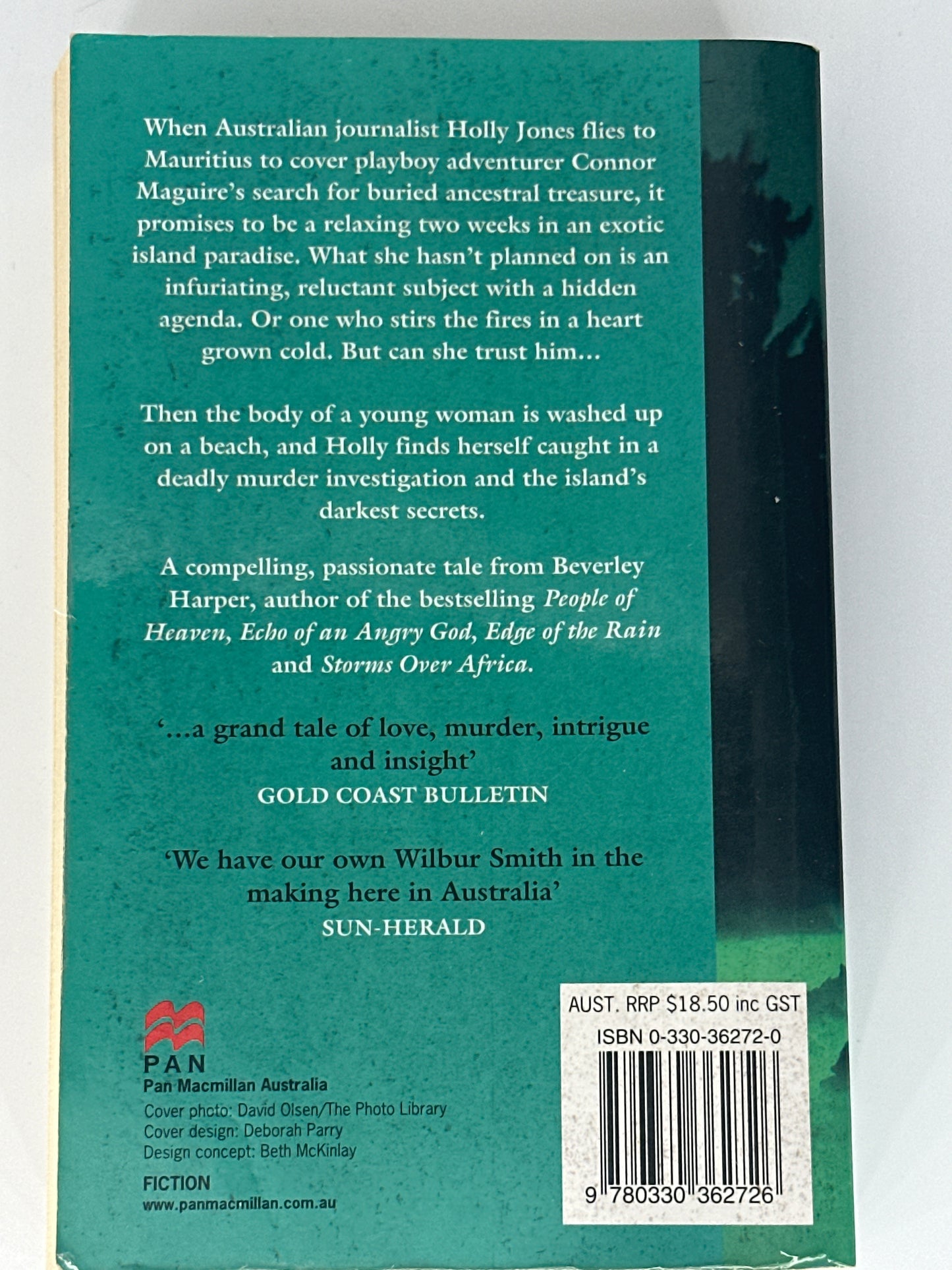 Beverley Haper Forgotten Sea back cover 