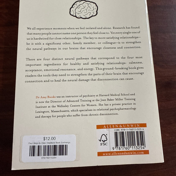 Amy Banks Four Ways to Click back cover