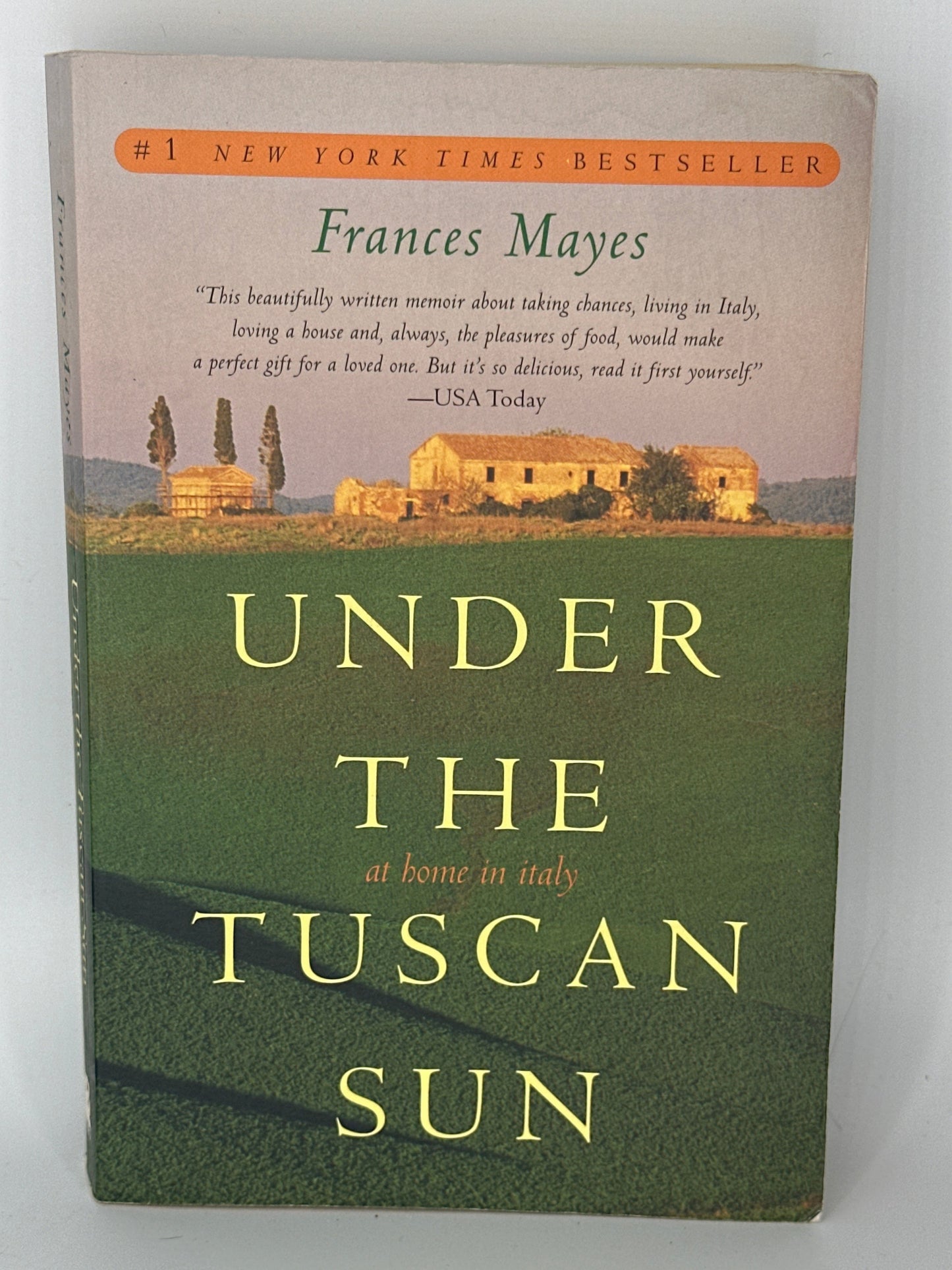 Frances Mayes Under the Tuscan Sun: At Home in Italy actual front cover image used books