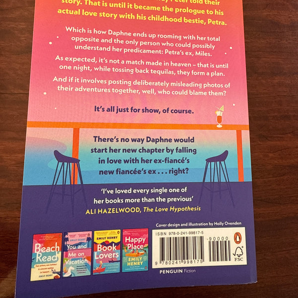 Emily Henry Funny Story back cover