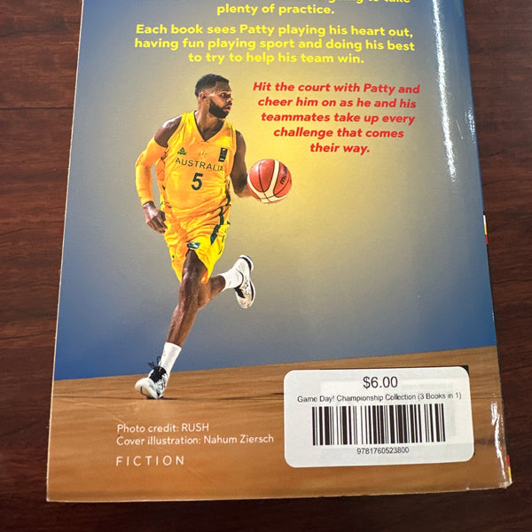 Patty Mills Game Day! Championship Collection back cover image