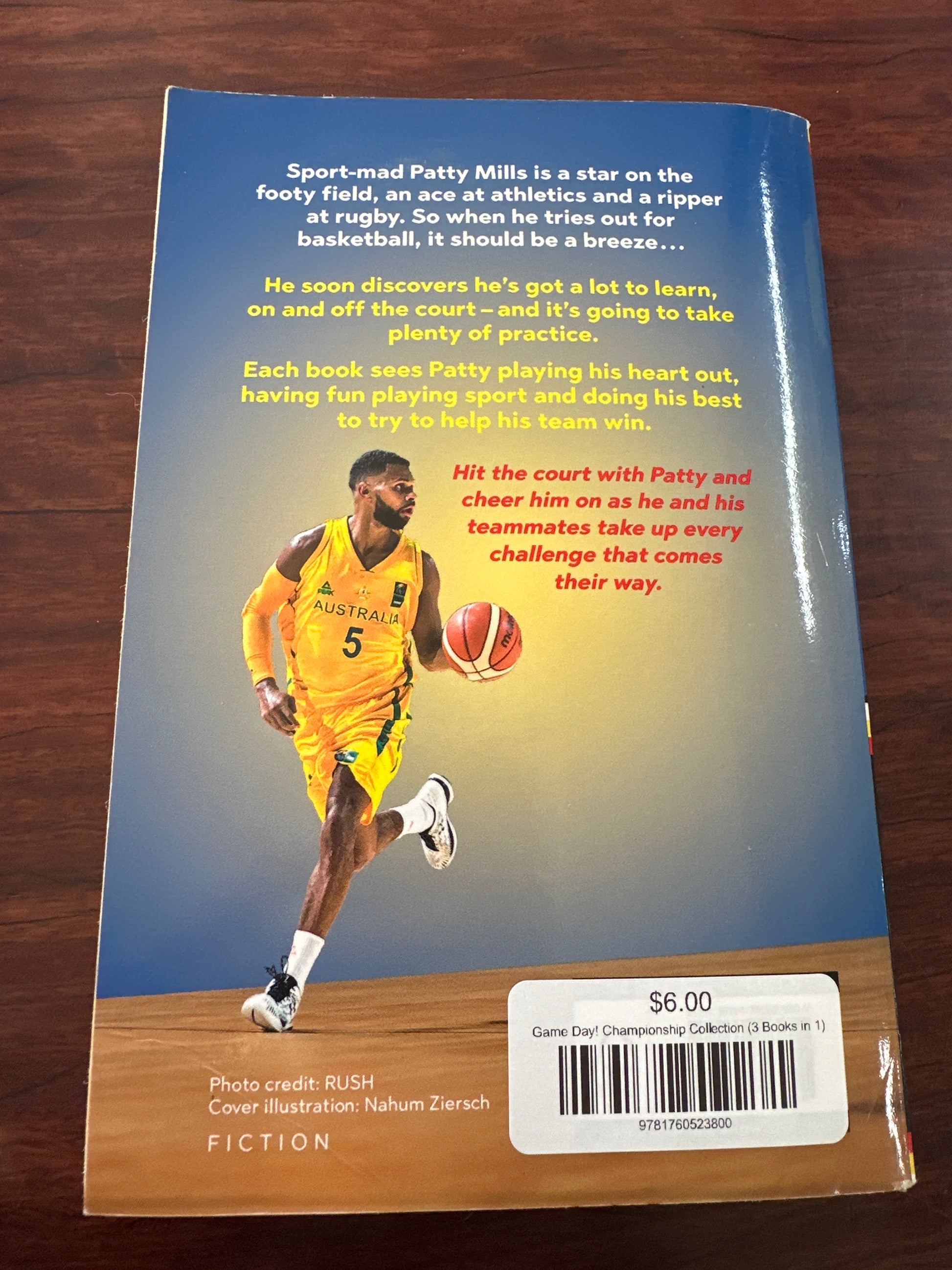 Patty Mills Game Day! Championship Collection back cover image