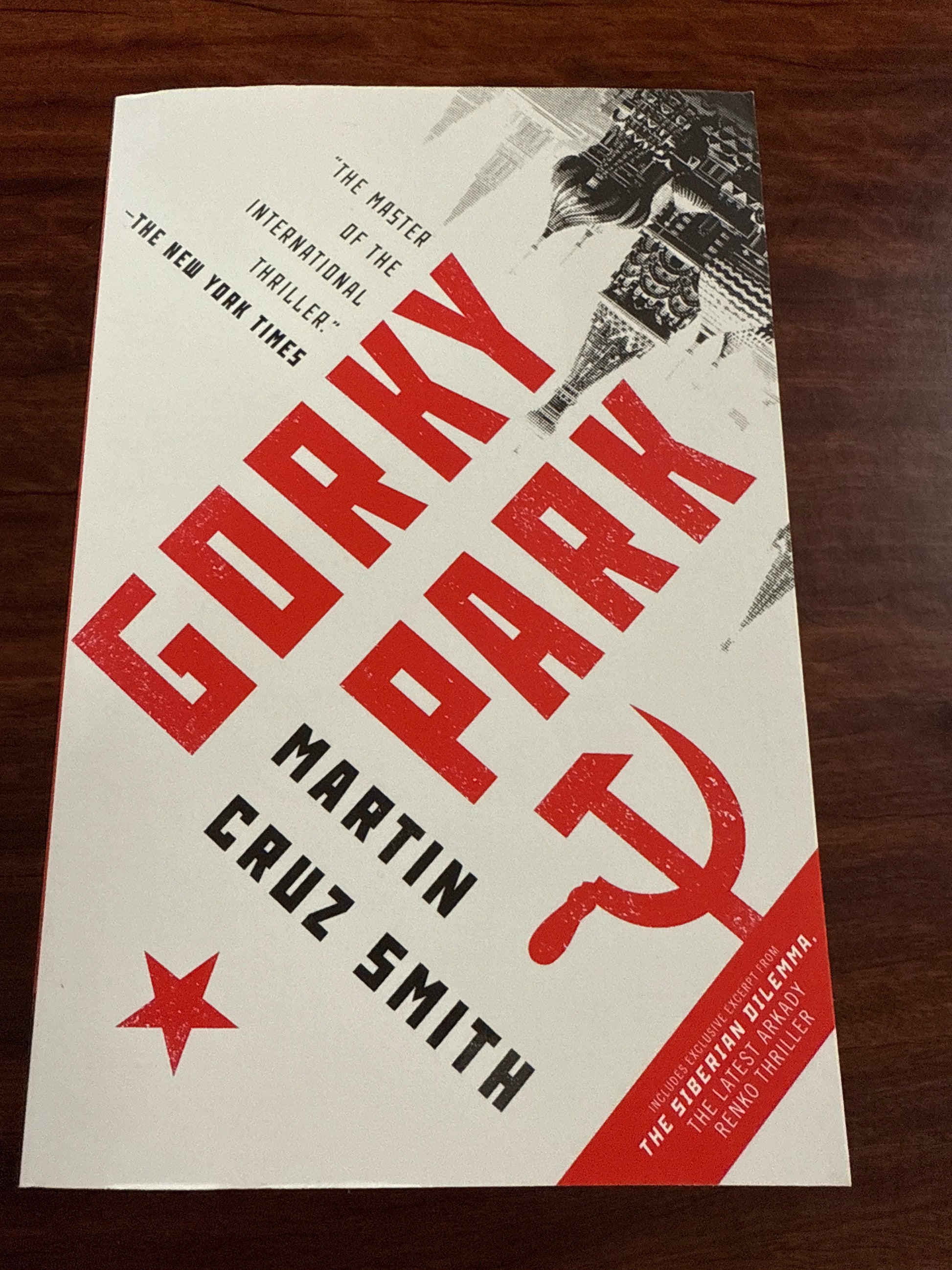Martin Cruz Smith Gorky Park front cover