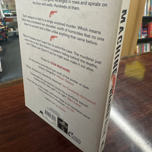 Warren Ellis Gun Machine back cover