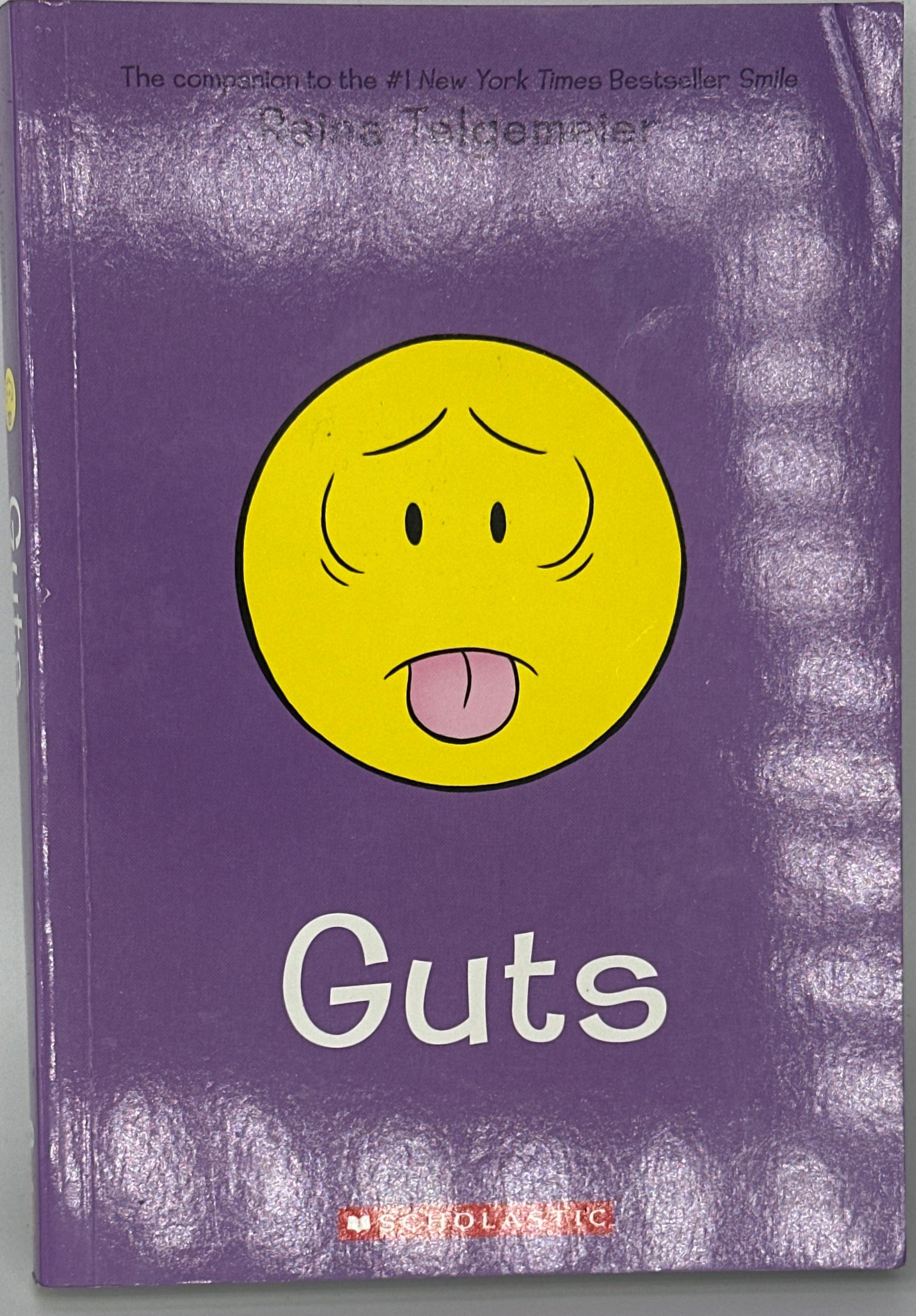 Raina Telgemeier Guts front cover used books