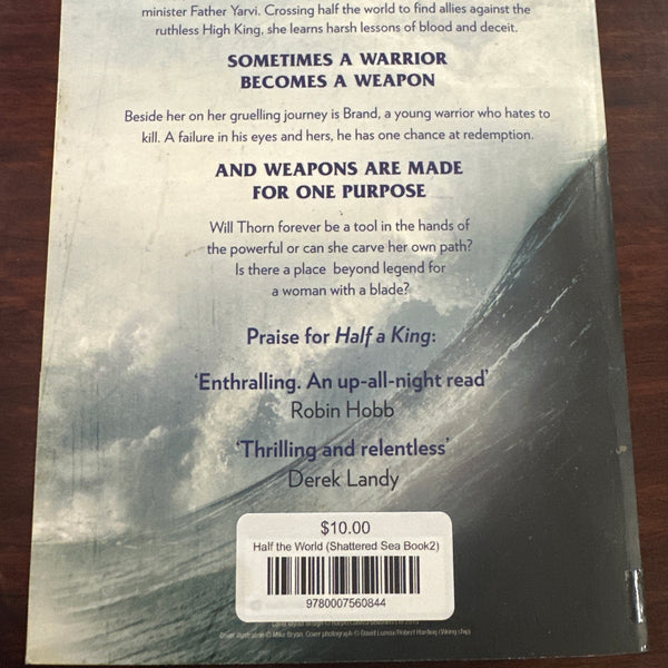 Joe Abercromie Half the World back cover
