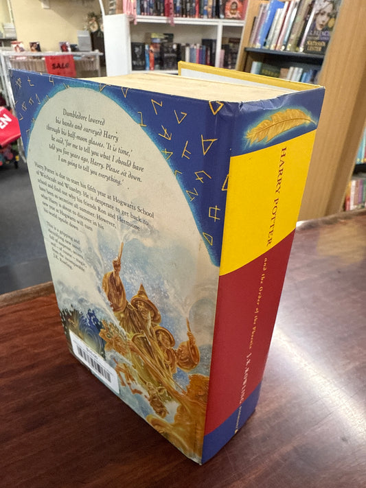 Harry Potter and the Order of the Phoenix back cover image