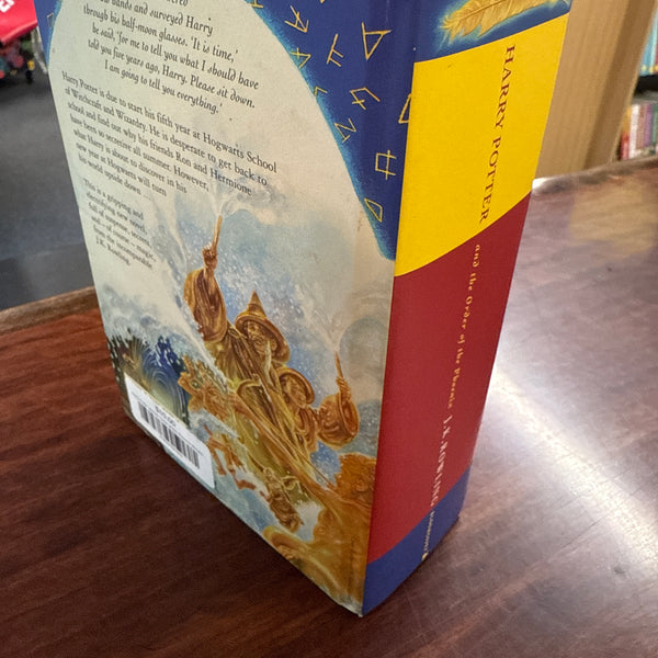 Harry Potter and the Order of the Phoenix back cover image
