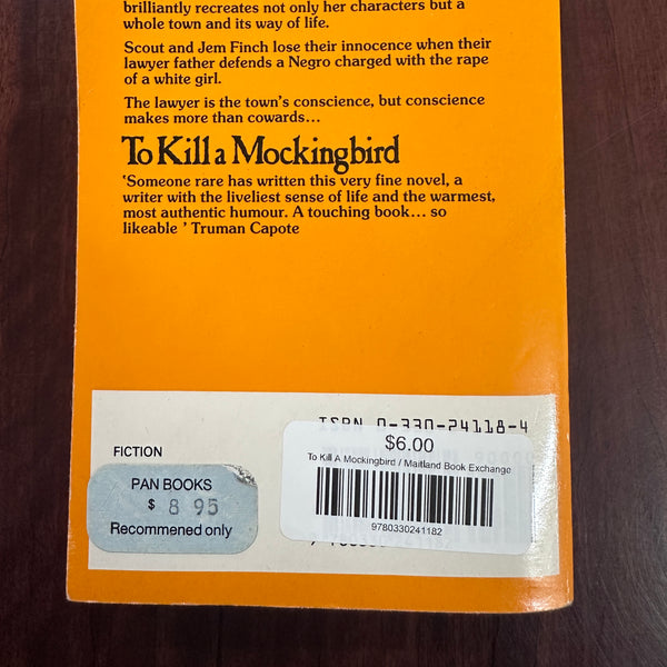 To Kill A Mockingbird