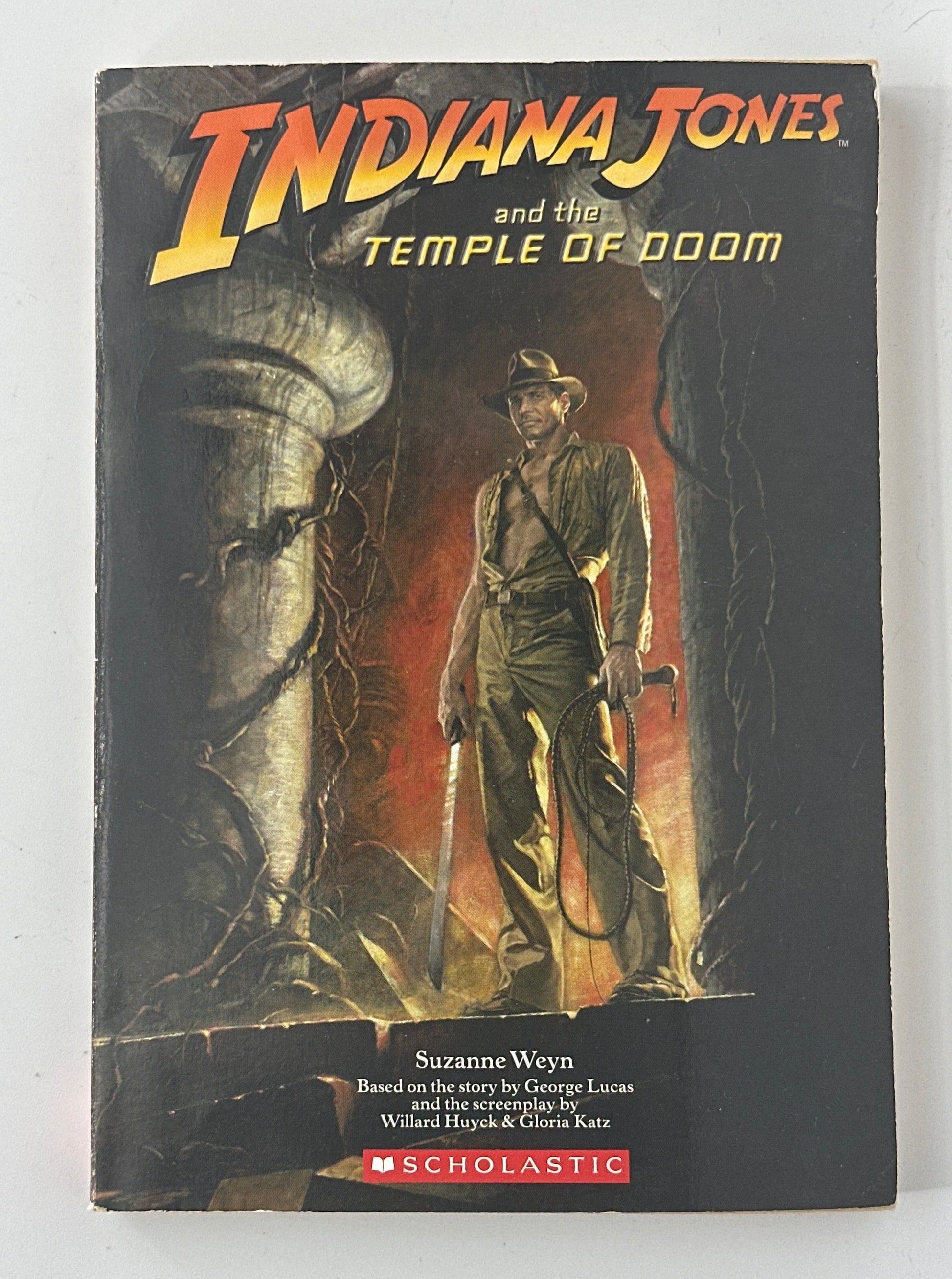 Indiana Jones and the Temple of Doom Movie Novelization front cover used books