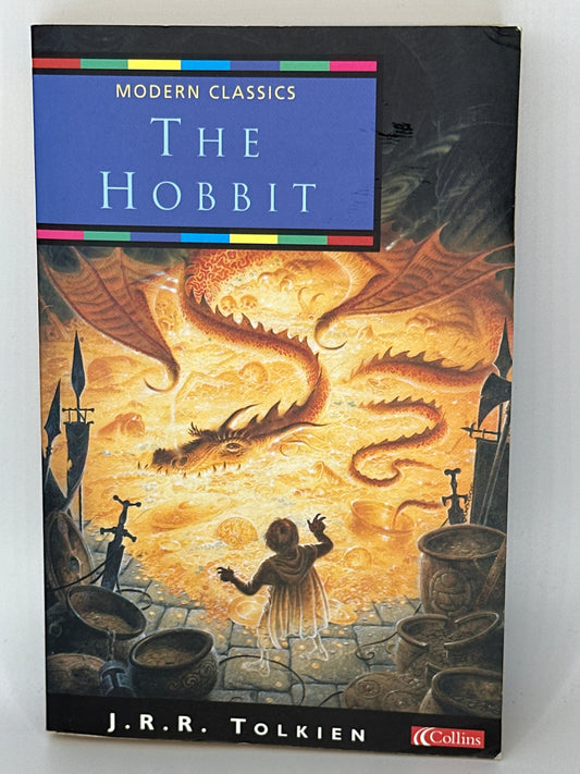 JRR Tolkien The Hobbit actual front cover used books