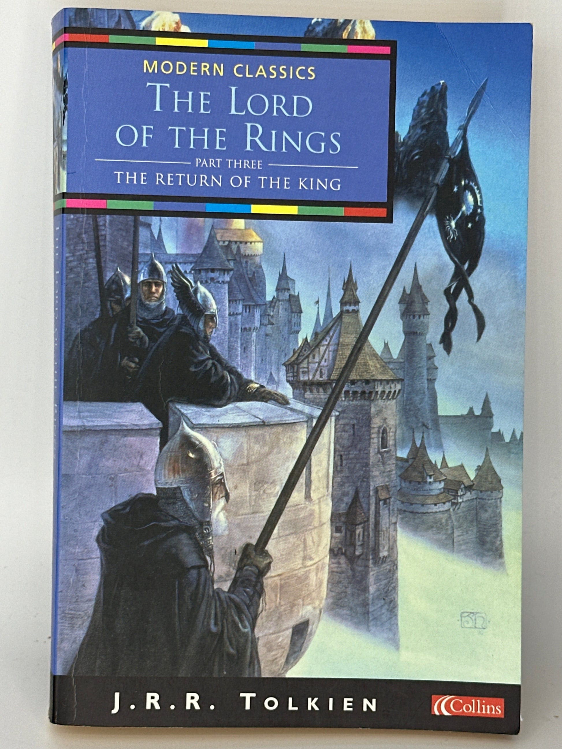 JRR Tolkien The Return of the King (Lord of the Rings, Vol. 3) actual front cover used books