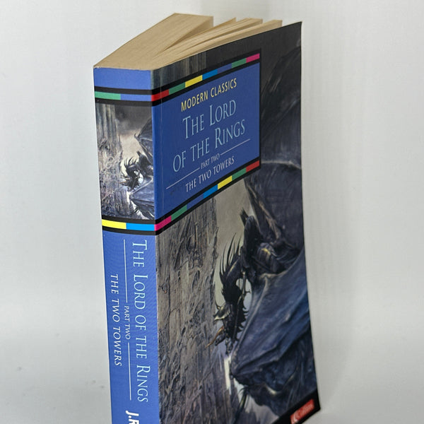 JRR Tolkien The Two Towers (Lord of the Rings, Book Two) actual spine used books