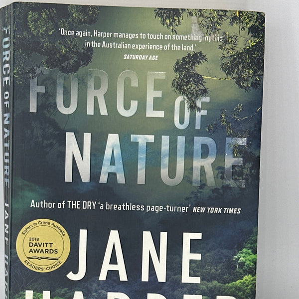 Jane Harper Force of Nature actual front cover used books