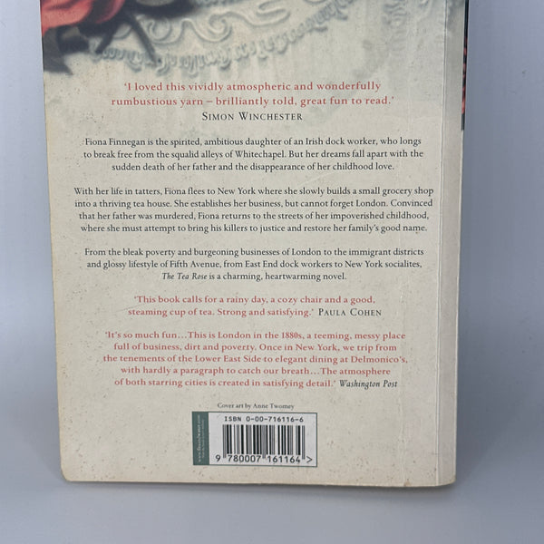 Jennifer Donnelly The Tea Rose actual back cover used books