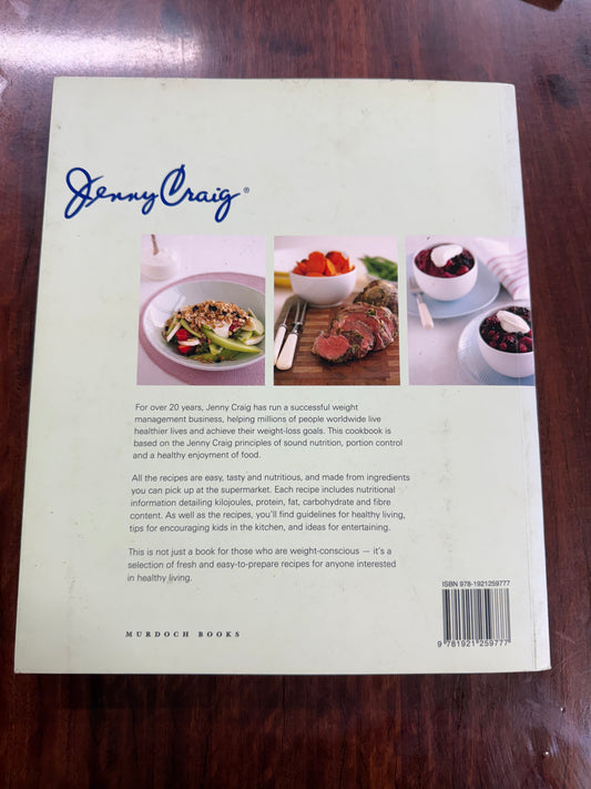 Jenny Craig: Healthy Living for Life: Recipes for Weight Loss and Wellbeing back cover