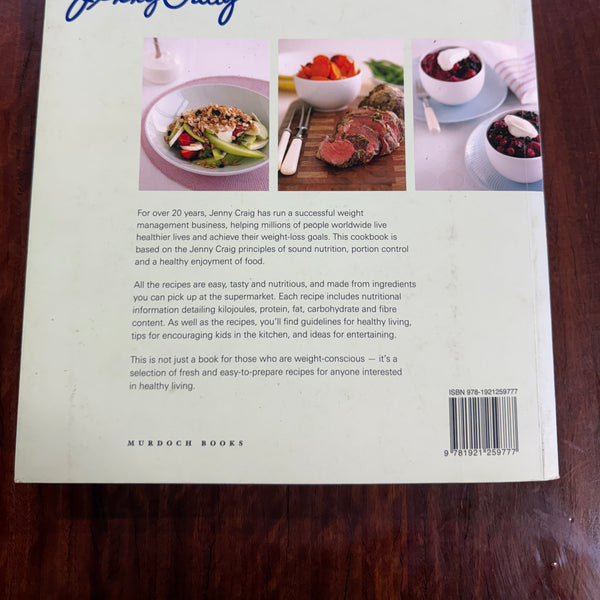 Jenny Craig: Healthy Living for Life: Recipes for Weight Loss and Wellbeing back cover