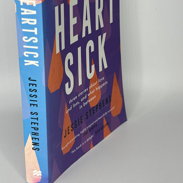 Jessie Stephens Heartsick: Three stories about love and loss, and what happens in between actual spine used books
