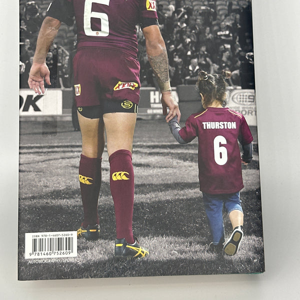 Johnathan Thurston The Autobiography actual back cover used books